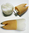 歯の形のオリジナル3D形状USBメモリ・卒業記念